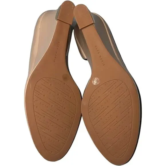 Alex Marie Tan Wedges - Size 7 - Picture 5 of 5